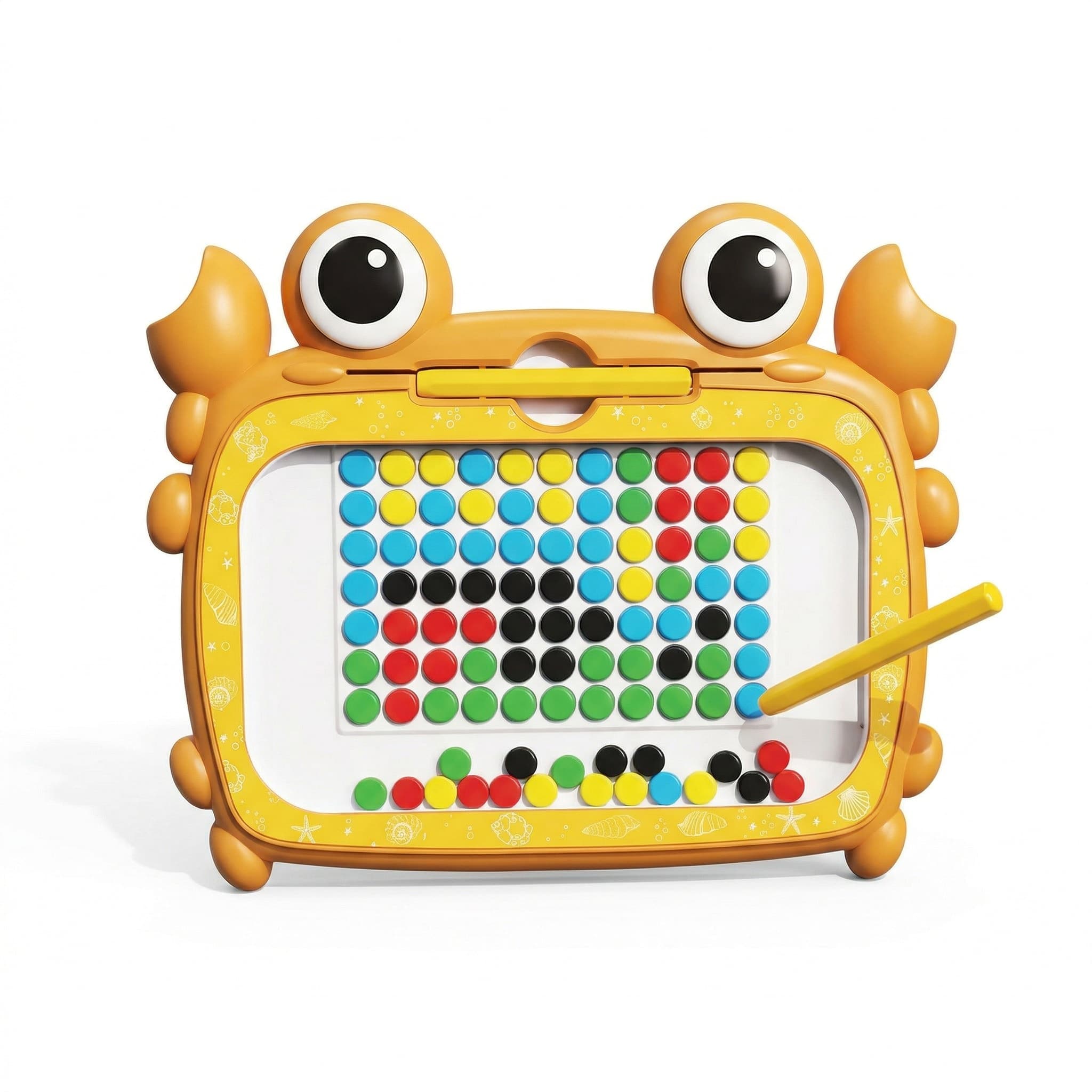 لوح رسم مغناطيسي - شكل سلطعون