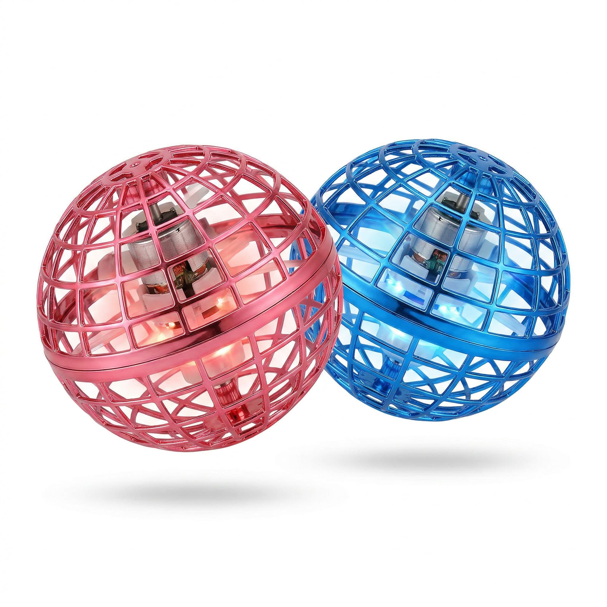 كرة طائرة دوّارة مضيئة LED